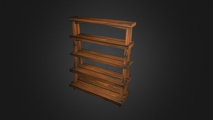 Scaffale 3D Model