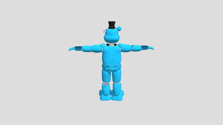Image To Stl.com_ Golden Freddy+ Quantum Rover 3D Model