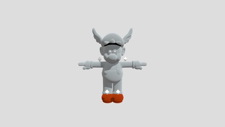 N64 Era Mario Rig Release 3D Model