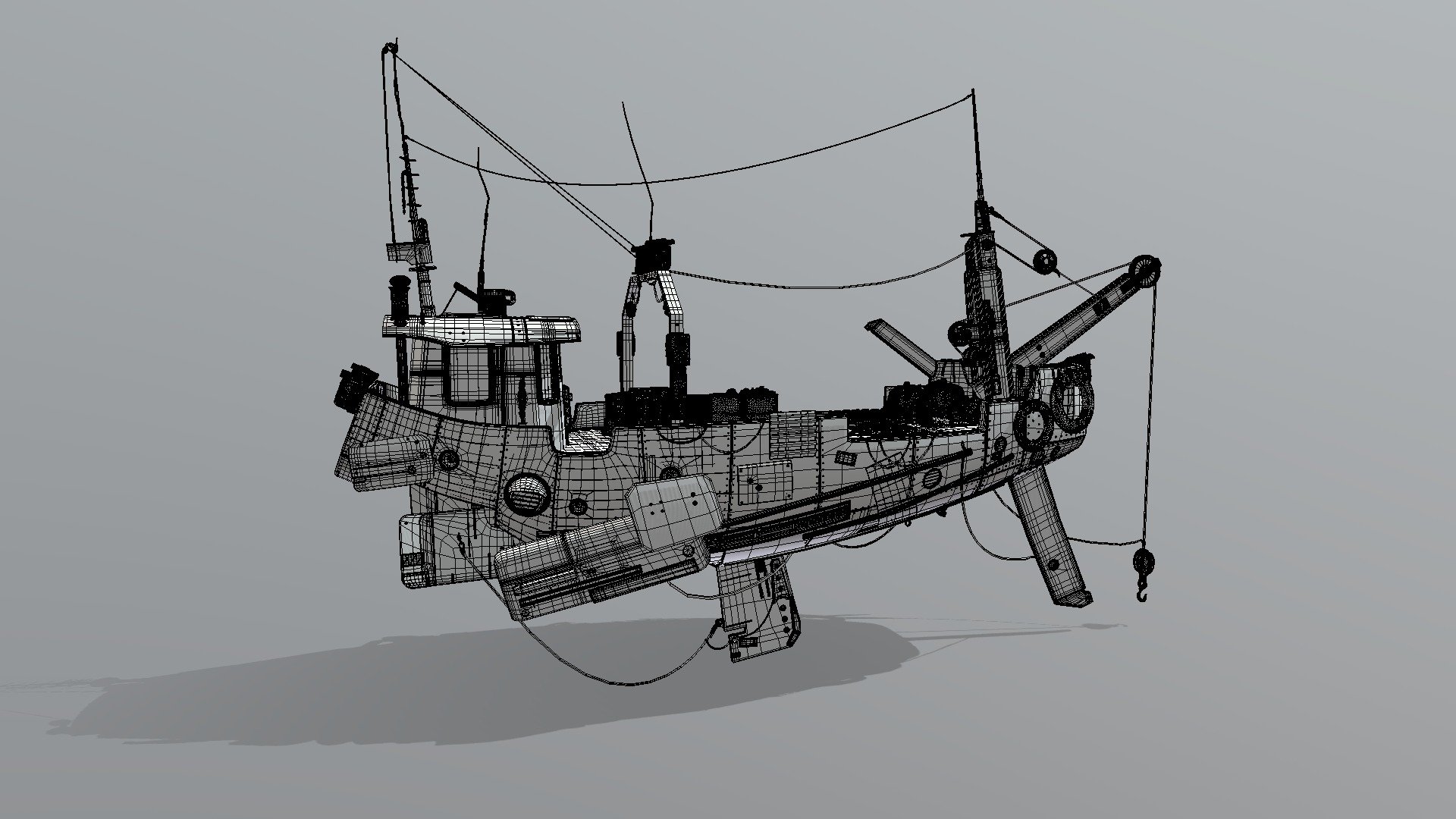 Remora Ship Model - Concept by Ian Mcque - 3D model by bavlyhanna ...