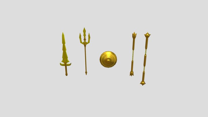 Armas de Libra 3D Model