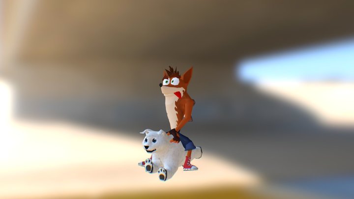 Crash Bandicoot 3D Model