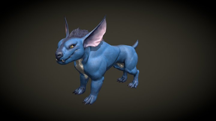 Demon Dog 3D Model