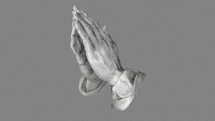 Durer Hands of a Prayer 3D Model