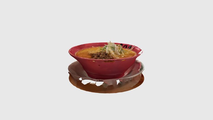 十八番ラーメン 3D Model