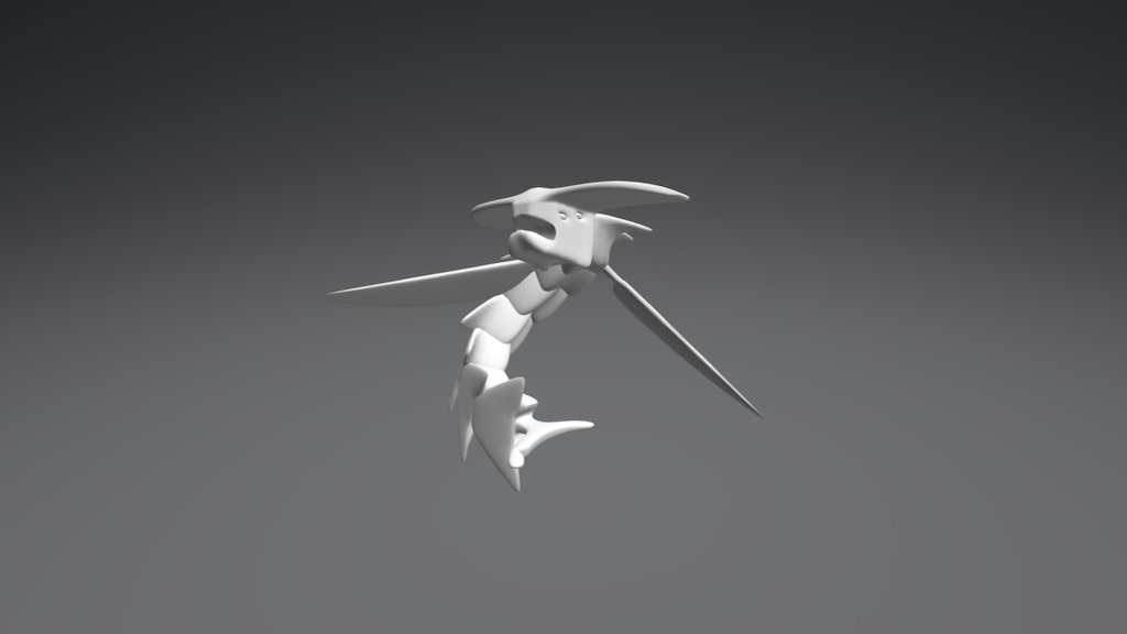 Shark-Dragon 3D Print