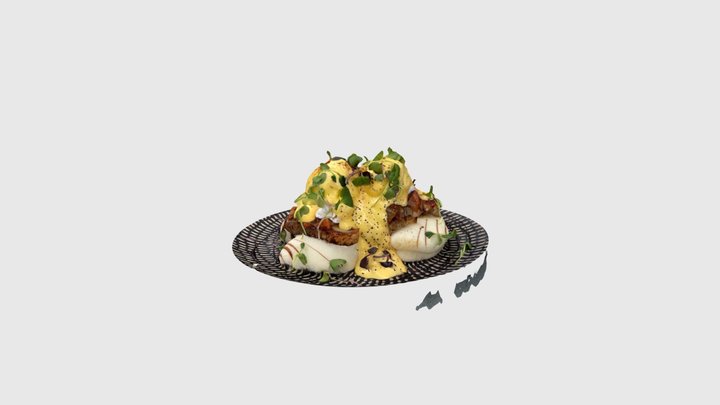 Breakfast - not just eggs Bennie 3D Model