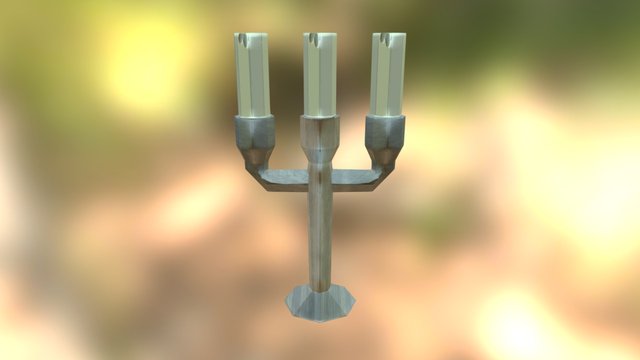 Candlestick Prop 3D Model