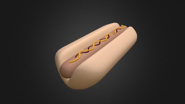 Hotdog 3D Model