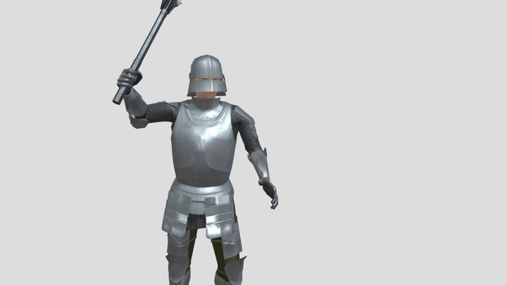 Armed Knight 3D Model