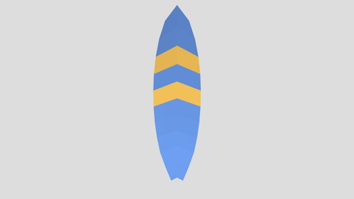 Lowpoly Surfboard
