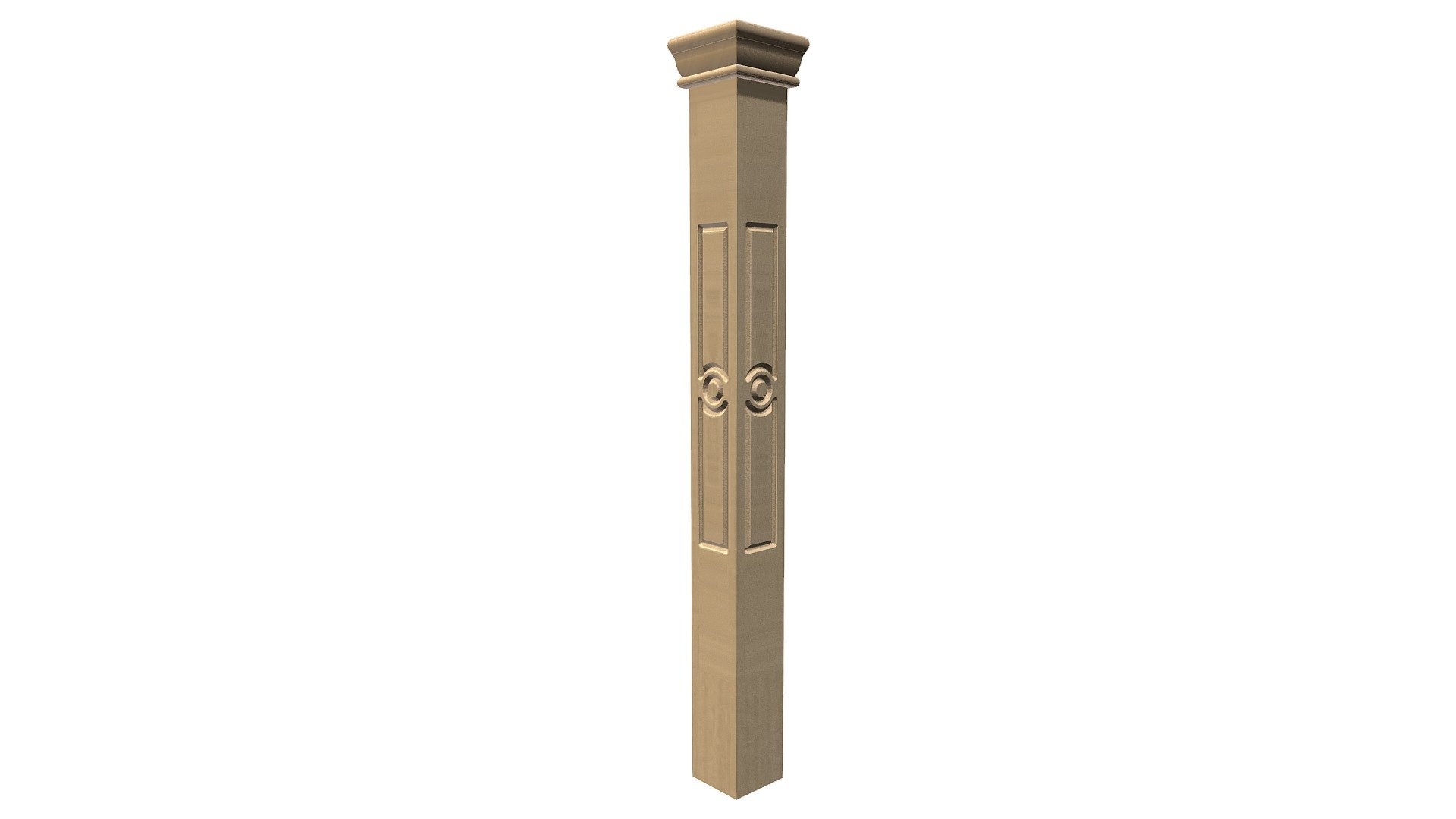 4.5" Elysian Newel Post