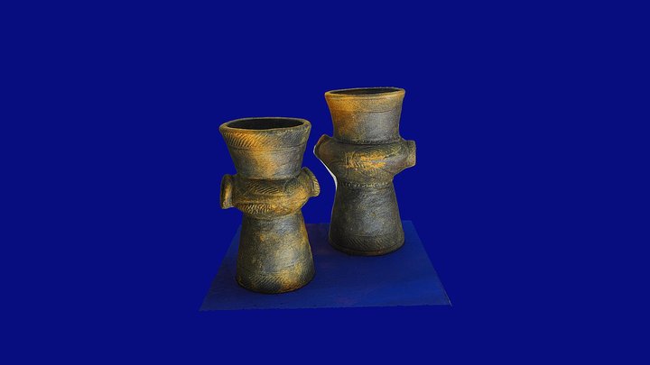 異形台付土器2点（千葉市加曽利貝塚）観察記録3Dモデル