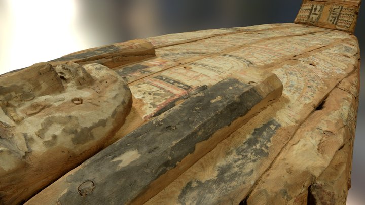Múmia koporsó - Mummy coffin 3D Model