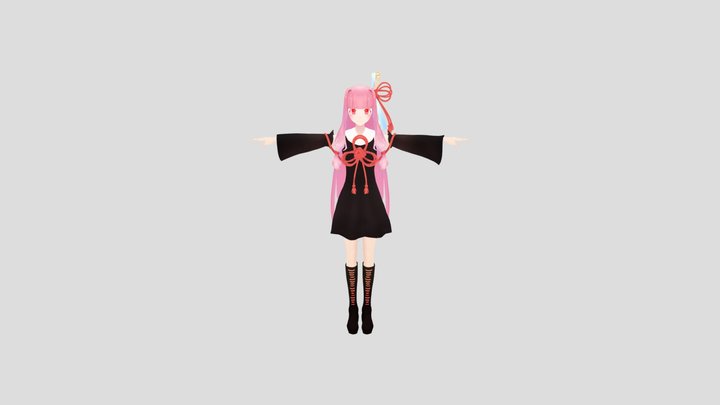 Kotonoha Akane  WIP 3D Model
