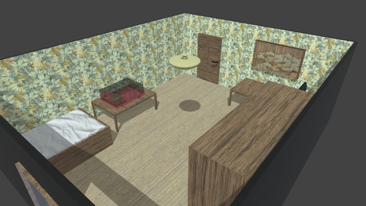 Room scene - Free 3D Model