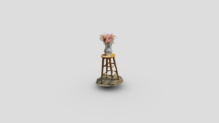 Flowers in vases 3D Model