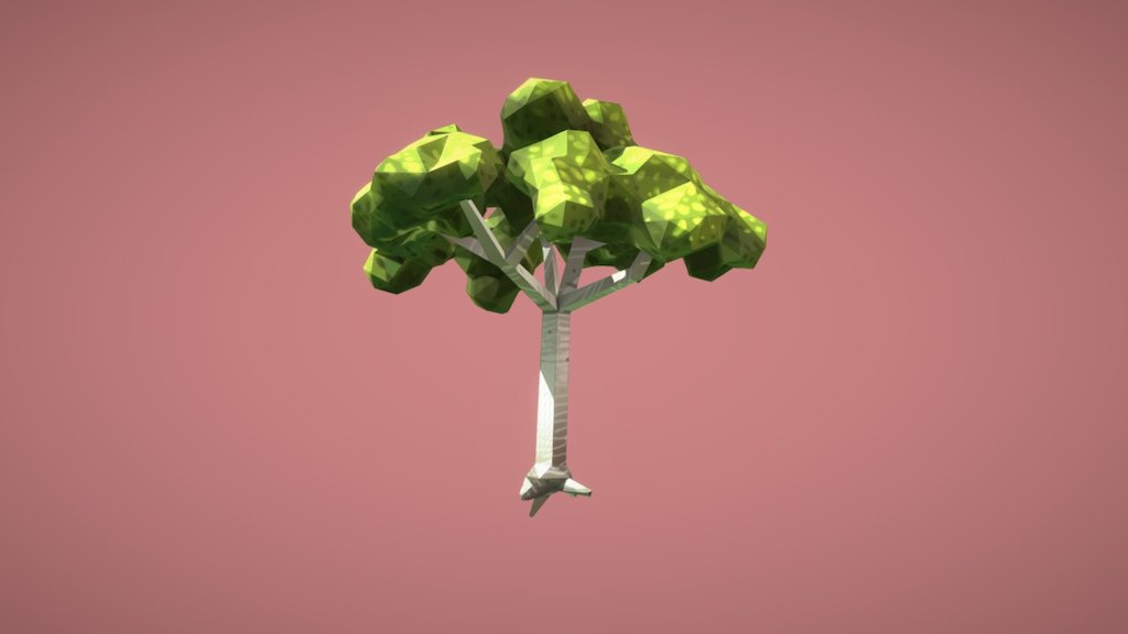 Laurel Tree - Low Poly