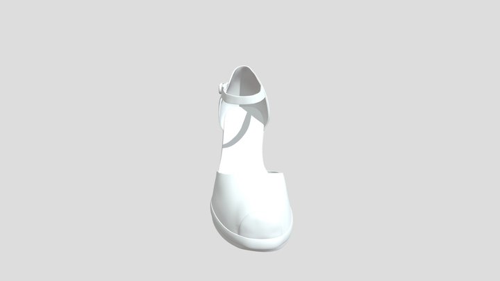 Mamba Espadrille Wedges 3D Model