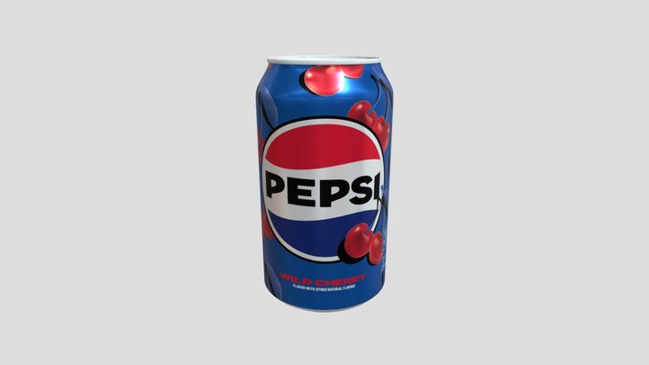 Pepsi Soda Can 3D Model