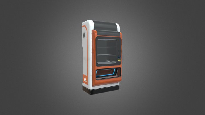 Wall Vending Machine 3D Model