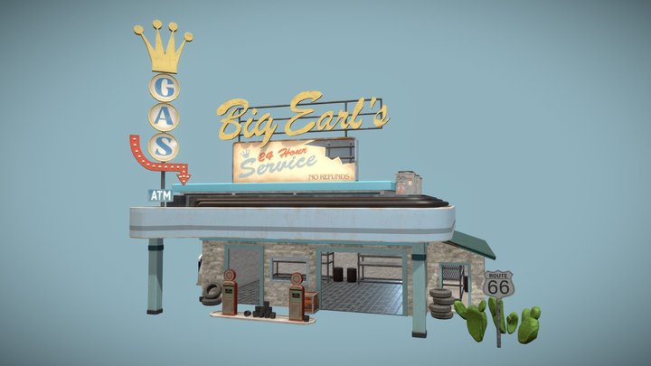 Route66 3D Model