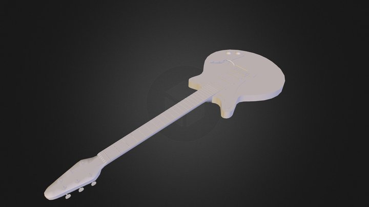 CG_IGAD_Guitar 3D Model