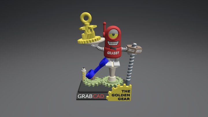 GrabCAD Golden Gear Award 2013 3D Model