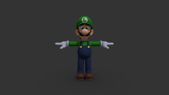 Luigi 001 3D Model