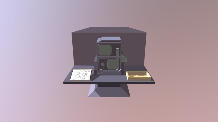 Radio Militar 3D Model