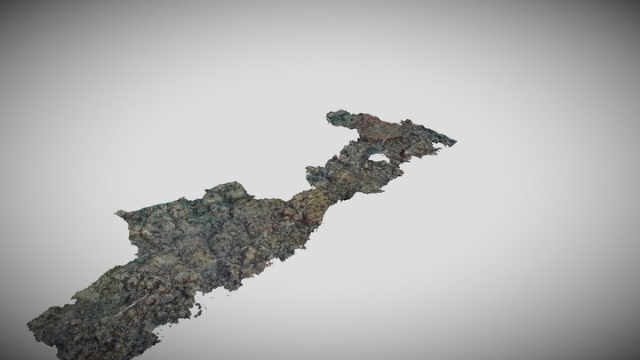 Seabed morphology 3D Model
