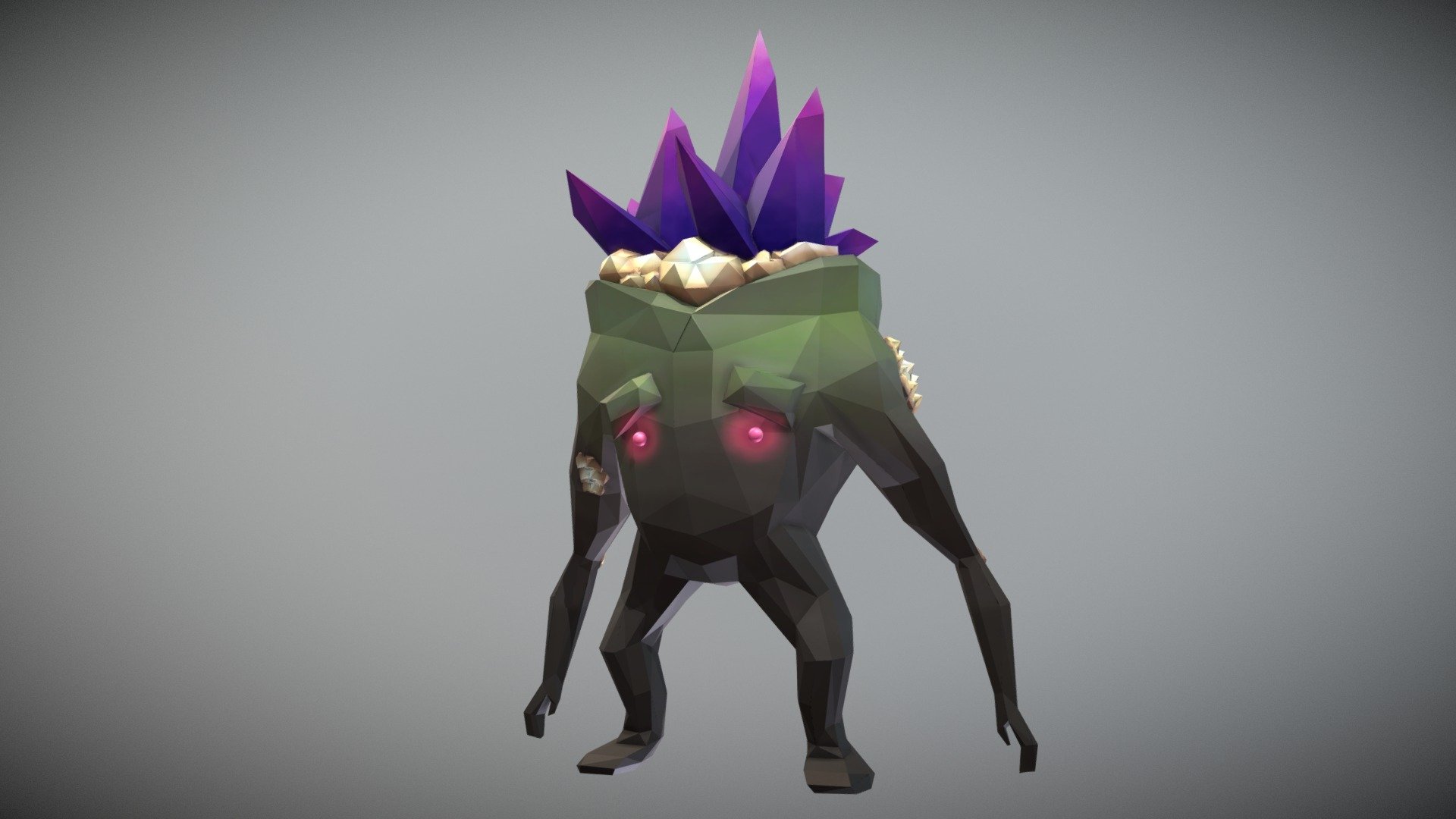 Amethyst Rock Creature