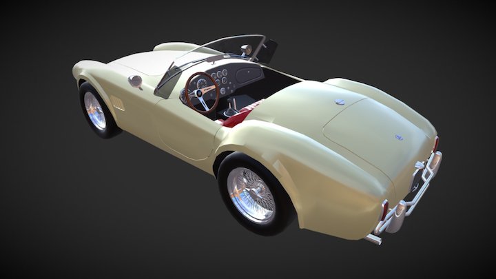 AC Cobra 289 Mk.2 roadster 1963 3D Model