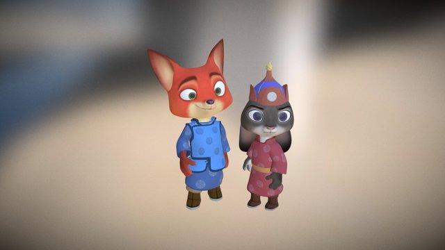 Zootopia Mongolia 3D Model