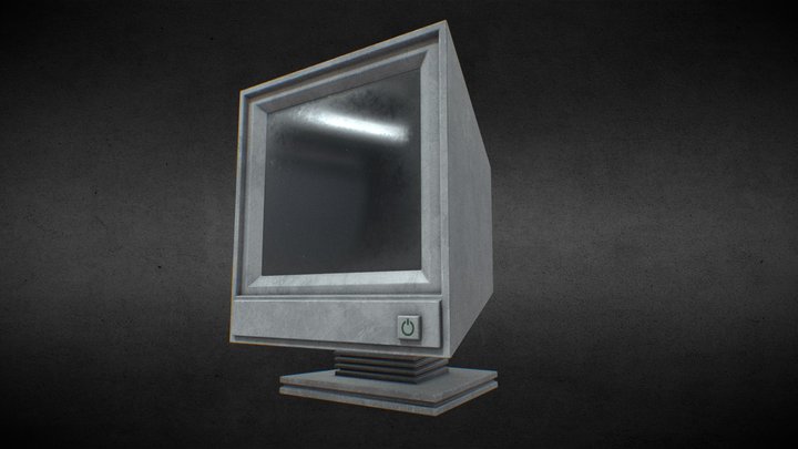 TV Monitor 3D Model