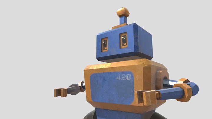 Robot ODY 3D Model
