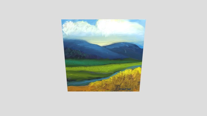 New Mexico Landscape 3D Model