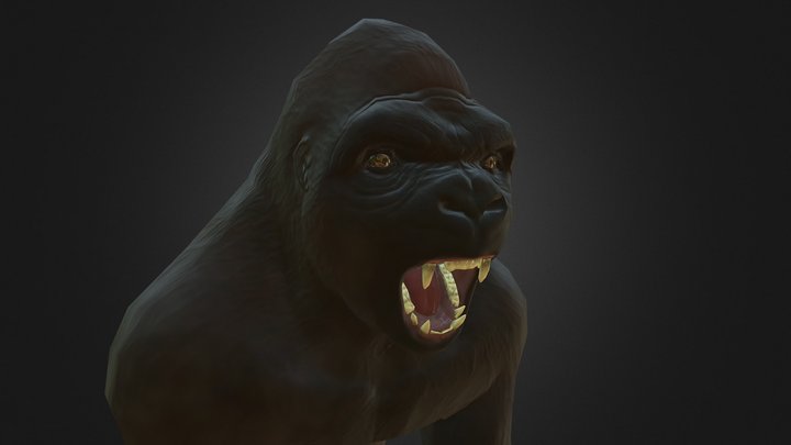 Gorilla 3D Model