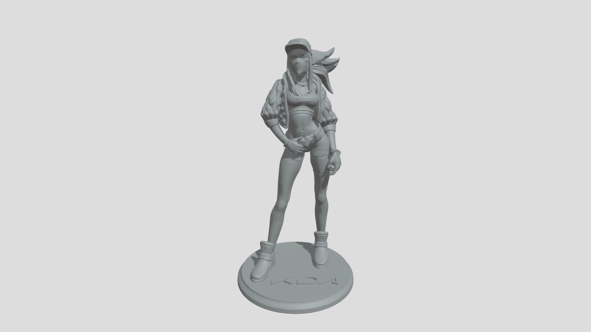 Akali _ Full _ Figure - Download Free 3D model by Ujjaldutta [f1af338 ...