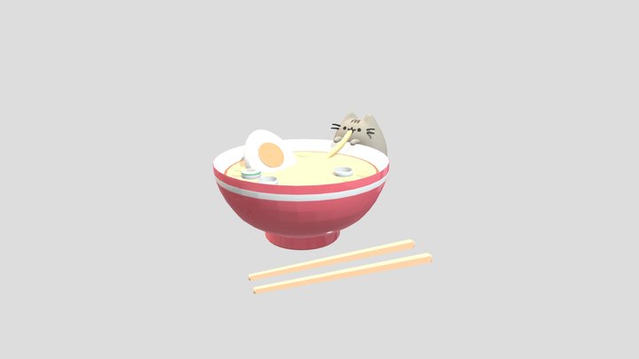pusheen noodle :3 3D Model