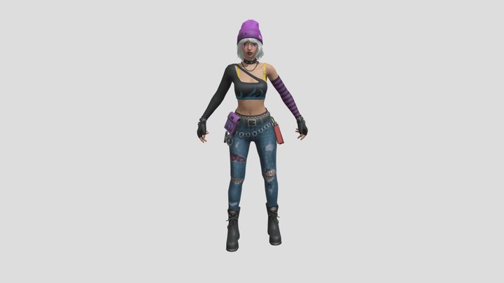 Dasha Free fire character – Modello 3D gratuito STL