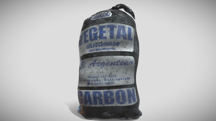 Charcoal bag for el profetoide 3D Model