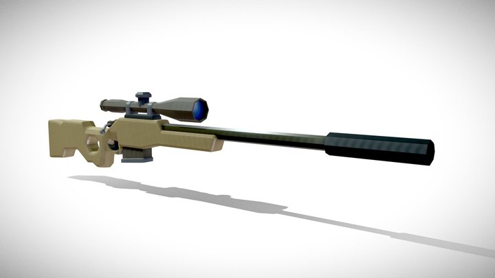 Awp Sniper 3D Model