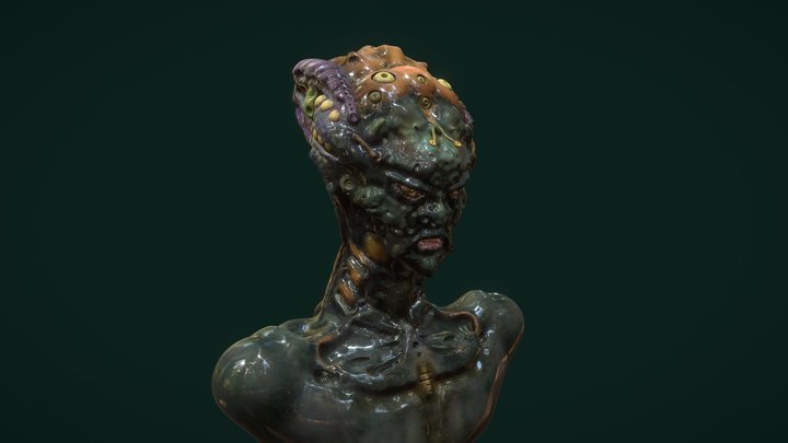 Sea Creature - Made in VR 3D Model