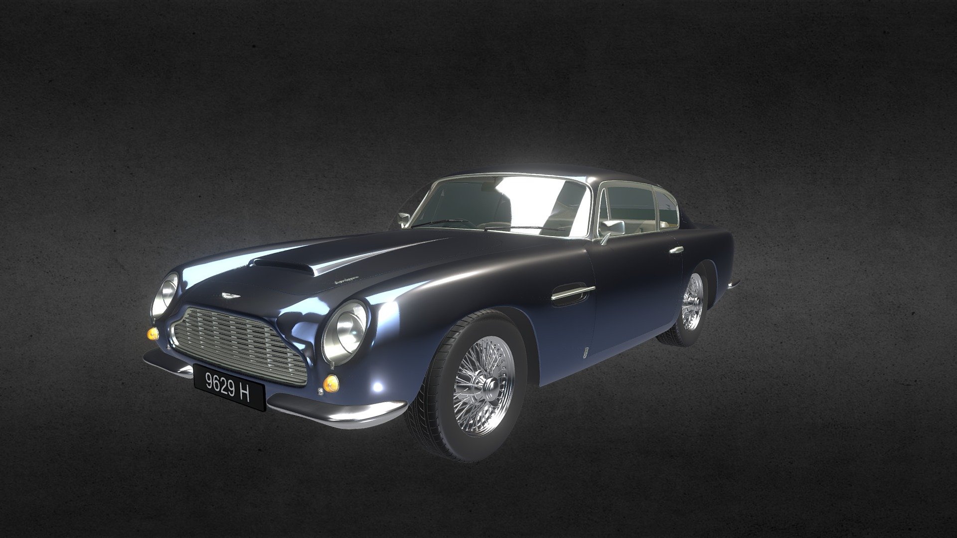 Aston Matrin DB6 - 3D model by Oleksandr Babych (@zanzzi) [f1b3846 ...