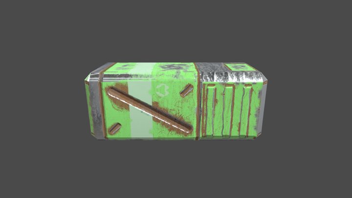 Space Crate 3D Model