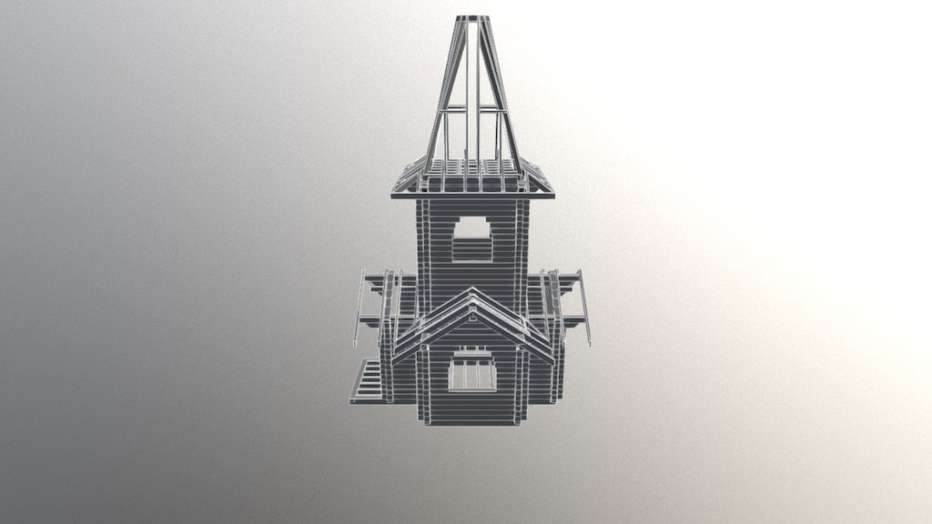 Log house of the Russian Church