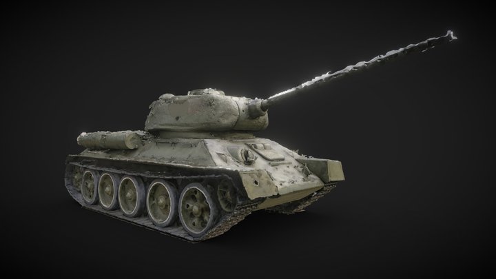 T-34 Photogrammetry 3d model 3D Model