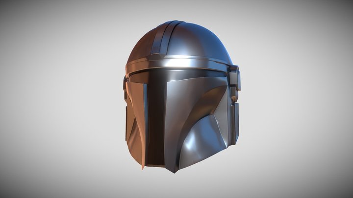 The Mandalorian - Din Djarin's helmet 3D Model