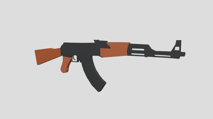 gun lowpoly